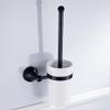 JF-XUAN Toilet Brush Holder Wall Mounted Bathroom Oil Rubbed Bronze Toilet WC Scrub Bath Cleaning Brush Holder Set Toilet Brush view 2