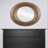OVALCREST Oval Beveled Wall Mirror for Home Decor - Regalia Style - Sunset Gold - 31x43 Outside Dimensions view 3