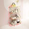 Shoe Bag Display Rack Shop Shelf Clothing Store Retail Rack, Multi-Layer Selling Shoe Storage Display Stand, Home Commercial Floor-Standing Vertical Organization Storage Rack view 3