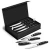 Henckels Forged Contour 8-pc Steak Knife Set - Black view 1