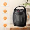 Antarctic Star Space Heater,Electric Portable Heater Fan for Indoor Use 750W/1500W ETL Certified Ceramic Small Mini Heater with Thermostat, Home Dorm Office Desktop and kitchen,Black view 2
