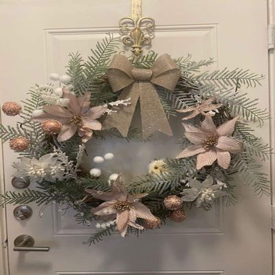 Handmade Icy Pink Wreath