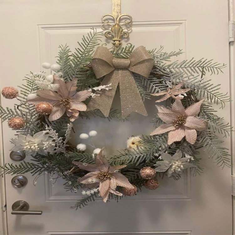 Handmade Icy Pink Wreath