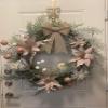 Handmade Icy Pink Wreath view 1
