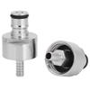 2Pcs Compact Stainless Steel Carbonation with 5/16in Barb Lock Type Fit Soft Drink PET Bottles view 2