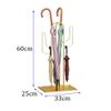 Umbrella Racks WXYZ Golden Household Umbrella Stand, Cactus-Shaped Umbrella Bucket, Multifunctional Umbrella Drain Rack, Can Store Long and Short Umbrellas 33x25x60cm view 2