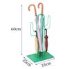 Umbrella Racks WXYZ Creative Cactus Shape Umbrella Stand, Can Store Long and Short Umbrellas, Multifunctional Umbrella Drain Stand 33x25x60cm Black White Pink Green Gold (Color : Green) view 4