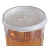Cambro CLNT5190 Translucent NT5 Tumbler Lid w/Straw Slot - 1500 / CS view 2