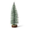 Mopec Large Christmas Tree 25 cm with Wooden Base, Green, One Size view 1
