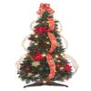 3' Red Poinsettia Pull-Up Tree by Holiday Peak view 1