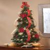 3' Red Poinsettia Pull-Up Tree by Holiday Peak view 3