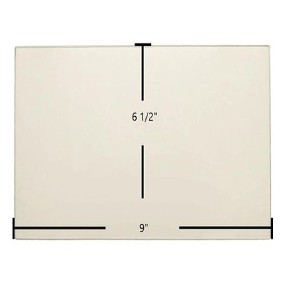 Buck Stove 9" x 6 1/2" Glass