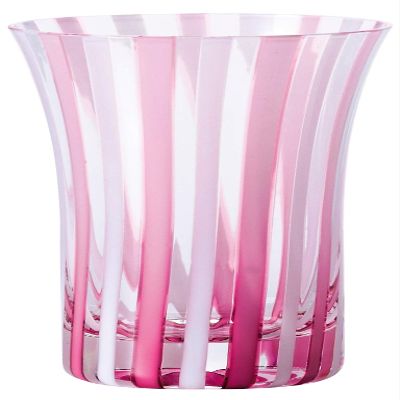 Aderia Tsugaru Vidro F-71804 Glass Beer Glass, Pink, 5.1 fl oz (150 ml), Spring Sky, Presentation Box, Made in Japan