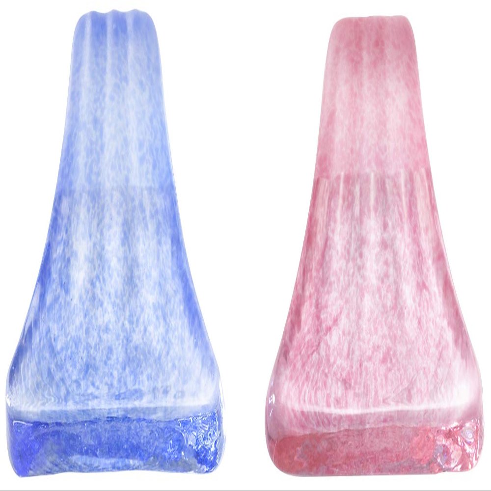 Aderia FS-71591 Mt. Fuji Chopsticks Rest, Pair Set, Aofuji, Akfuji, UTSUSHI, Approx. 1.4 x 2.0 inches (3.5 x 5 cm), Made in Japan, Gift Box Included