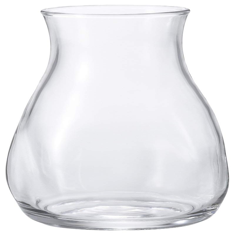 Aderia B-2404 Glass Vase, Mini Mini Vase, Clear, Diameter 3.0 x Height 5.1 inches (7.7 x 12.9 cm), Made in Japan