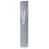 Judaica Place Glass Mezuzah Case Bubbles Design with White Shin - Easy Peel and Stick Waterproof Mezuzah Cover for 15cm Scroll view 1