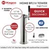 Kegco DT1F-MFL Draft Tower, 1-Tap, Stainless Steel view 2