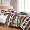 Barefoot Bungalow Yosemite Campfire Quilt and Pillow Sham Set, 3-Piece King/Cal King view 2