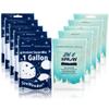 Let it Snow and SnoWonder Instant Snow Powder for Slime and Holiday Decorations - Artificial Snow Mix Makes 10 Gallons of Fake Snow - Made in The USA view 1