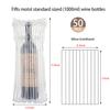 Wine Bottle Protector Bags, LIVEBAY Inflatable Bags for Wine, 50 Pack Inflatable Air Column Cushion Bags with Pump for Safe Transportation of Glass Bottles in Airplane Cushioning view 3