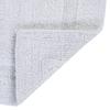 Better Trends Toilet Rugs U Shaped Rug Sets White Bathmat, Contour Toilet Base Reversible Super Soft, Cotton Rug Water Absorbent Machine Washable for Bathroom Floor Decor, Door, Lux Collection view 3