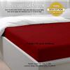 100% Giza Egyptian Cotton Split King Bed Sheets for Adjustable Beds 5 Piece Set, Ultra Soft, 16" Deep Pockets with All Around Elastic for a Snug Fit, Luxury Split King Size Bedding, Burgundy view 3