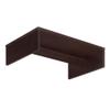 Pemberly Row Small TV/Monitor Riser, 6.25" H x 15.75" W x 23.75" D, Wood Construction, Espresso Finish, Easy Assembly, Compact Size, Ideal for TV Stand or Desk view 4