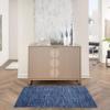 Nourison Home Nourison Essentials Navy Blue 3' x 5' Area Rug - Easy Clean, Non Shedding, Bed Room, Living Room, Dining Room, Kitchen (3' x 5') view 1