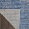 Nourison Home Nourison Essentials Blue Grey 3' x 5' Area Rug - Easy Clean, Non Shedding, Bed Room, Living Room, Dining Room, Kitchen (3' x 5') view 3