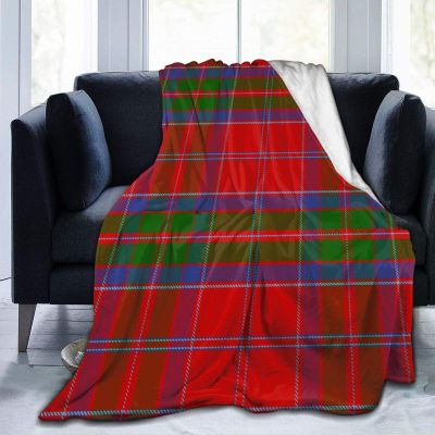 JHSLAJ Clan Macgillivray Tartan Throw Blanket, Ultra Soft Flannel Blanket Warm Bed Blanket Fit Sofa and Couch