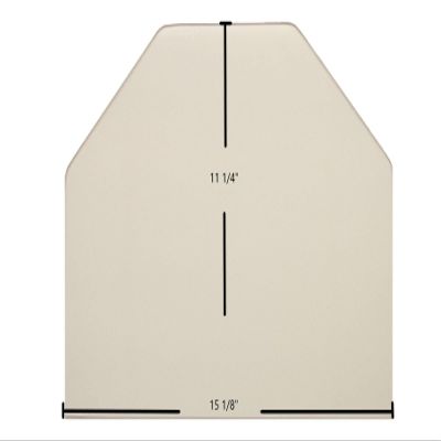 Consolidated Dutchwest X-Large #2462 Cat Glass - Wood Stove Glass Replacement, Ceramic, 15 1/8" x 11 1/4", Beige, Wood Fuel