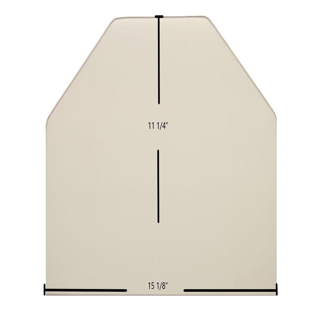 Consolidated Dutchwest X-Large #2462 Cat Glass - Wood Stove Glass Replacement, Ceramic, 15 1/8" x 11 1/4", Beige, Wood Fuel