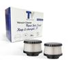 2pk Replacement Part For F9 HEPA Style Filters, Fits Dirt Devil # compare to part 3DJ0360000 view 1