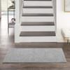 Nourison Home Nourison Essentials Silver Grey 2' x 4' Area Rug - Easy Clean, Non Shedding, Bed Room, Living Room, Dining Room, Kitchen (2' x 4') view 1