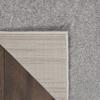 Nourison Home Nourison Essentials Silver Grey 2' x 4' Area Rug - Easy Clean, Non Shedding, Bed Room, Living Room, Dining Room, Kitchen (2' x 4') view 3