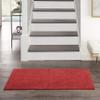 Nourison Home Nourison Essentials Brick Red 2' x 4' Area Rug - Easy Clean, Non Shedding, Bed Room, Living Room, Dining Room, Kitchen (2' x 4') view 1