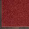 Nourison Home Nourison Essentials Brick Red 2' x 4' Area Rug - Easy Clean, Non Shedding, Bed Room, Living Room, Dining Room, Kitchen (2' x 4') view 4