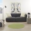 Nourison Home Nourison Essentials Green 4' x Round Area Rug - Easy Clean, Non Shedding, Bed Room, Living Room, Dining Room, Kitchen (4' x Round) view 3