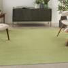 Nourison Home Nourison Essentials Green 5' x Square Area Rug - Easy Clean, Non Shedding, Bed Room, Living Room, Dining Room, Kitchen (5' x Square) view 1
