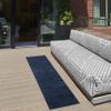 Nourison Home Nourison Essentials Midnight Blue 2'2" x 7'6" Area Rug - Easy Clean, Non Shedding, Bed Room, Living Room, Dining Room, Kitchen (8' Runner) view 2