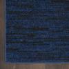 Nourison Home Nourison Essentials Midnight Blue 2'2" x 7'6" Area Rug - Easy Clean, Non Shedding, Bed Room, Living Room, Dining Room, Kitchen (8' Runner) view 4