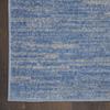 Nourison Home Nourison Essentials Blue Grey 2'2" x 7'6" Area Rug - Easy Clean, Non Shedding, Bed Room, Living Room, Dining Room, Kitchen (8' Runner) view 4