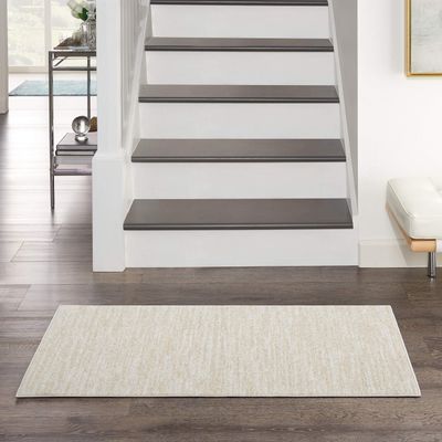 Nourison Home Nourison Essentials Ivory Beige 2' x 4' Area Rug - Easy Clean, Non Shedding, Bed Room, Living Room, Dining Room, Kitchen (2' x 4')