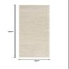 Nourison Home Nourison Essentials Ivory Beige 2'2" x 7'6" Area Rug - Easy Clean, Non Shedding, Bed Room, Living Room, Dining Room, Kitchen (8' Runner) view 2