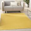 Nourison Home Nourison Essentials Yellow 5' x 7' Area Rug - Easy Clean, Non Shedding, Bed Room, Living Room, Dining Room, Kitchen (5' x 7') view 1
