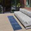 Nourison Home Nourison Essentials Navy Blue 2'2" x 7'6" Area Rug - Easy Clean, Non Shedding, Bed Room, Living Room, Dining Room, Kitchen (8' Runner) view 3