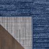 Nourison Home Nourison Essentials Navy Blue 2'2" x 7'6" Area Rug - Easy Clean, Non Shedding, Bed Room, Living Room, Dining Room, Kitchen (8' Runner) view 4