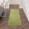 Nourison Home Nourison Essentials Green 2' x 6' Area Rug - Easy Clean, Non Shedding, Bed Room, Living Room, Dining Room, Kitchen (6' Runner) view 1