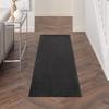 Nourison Home Nourison Essentials Black 2' x 6' Area Rug - Easy Clean, Non Shedding, Bed Room, Living Room, Dining Room, Kitchen (6' Runner) view 1