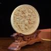 Natural Boxwood Carved Fengshui Folding Screen Salver Statue (Royal 9 Dragon) view 4